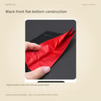 WINFULL black-front flat-bottom construction; color panel coffee packaging