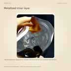 WINFULL metallised inner layer; color panel coffee packaging