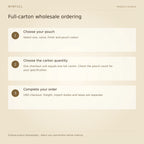 WINFULL full-carton wholesale ordering; rope handle coffee packaging