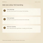 WINFULL add one-colour foil branding; rope handle coffee packaging