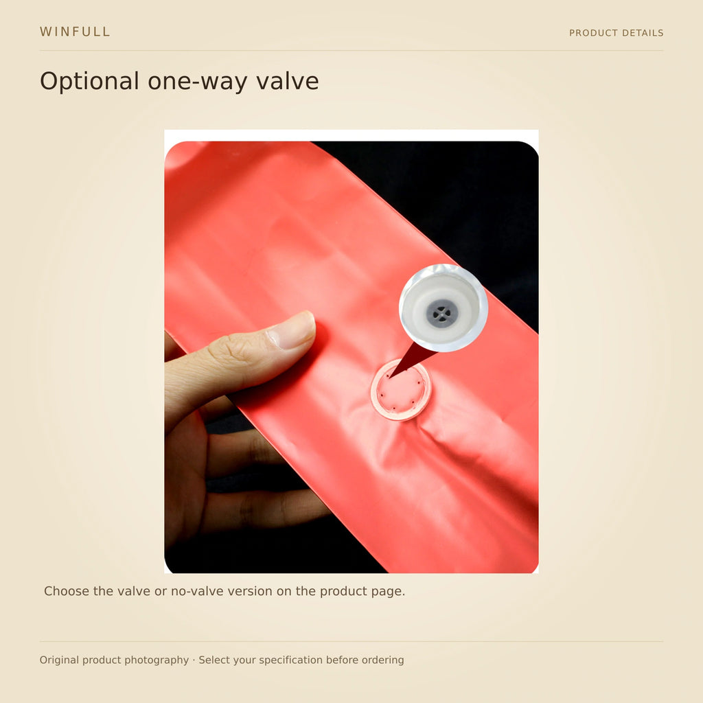 WINFULL optional one-way valve; side gusset coffee packaging